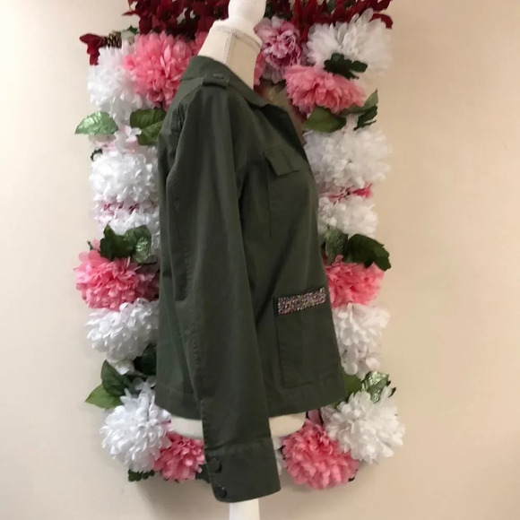 Hunter Green Military Jacket Size Medium - Picture 12 of 14